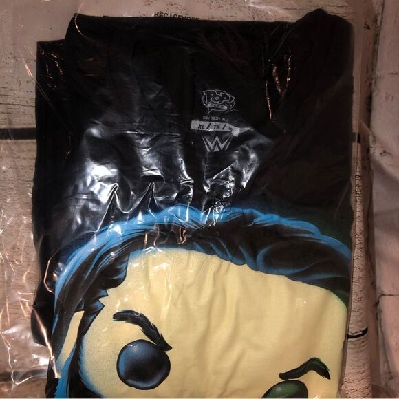 Roman Reigns Funko Pop WWE Exclusive Tee | Black | Unisex XL | New in package - Picture 2 of 3